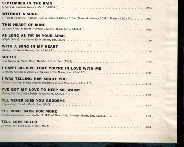 Dinah Washington - September In The Rain (LP)