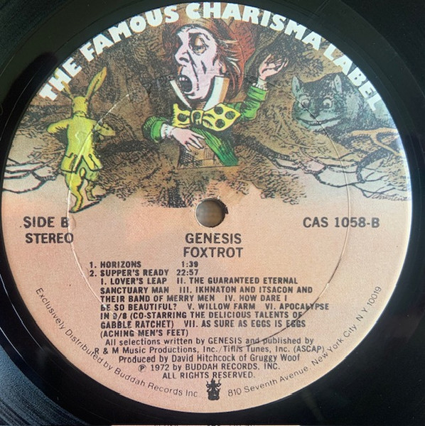 Genesis - Foxtrot (LP, Album, Sma)