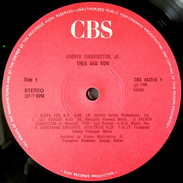 Grover Washington, Jr. - Then And Now (LP, Album)