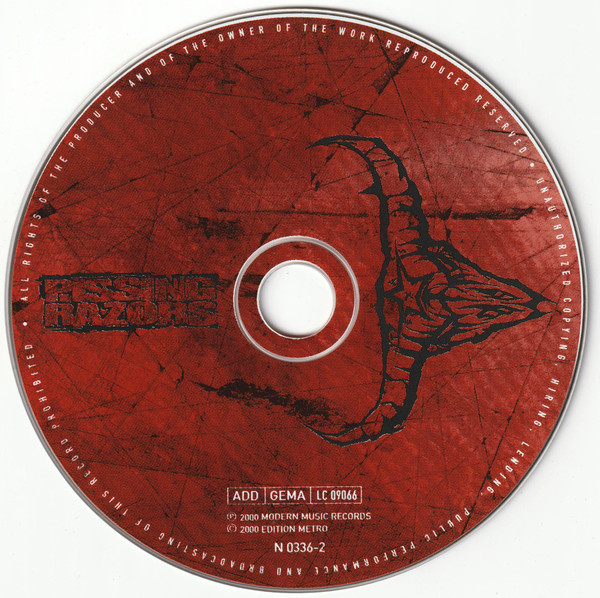 Pissing Razors - Fields Of Disbelief (CD, Album)