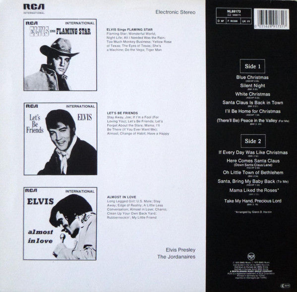 Elvis* - Elvis' Christmas Album (LP, Album, RE)