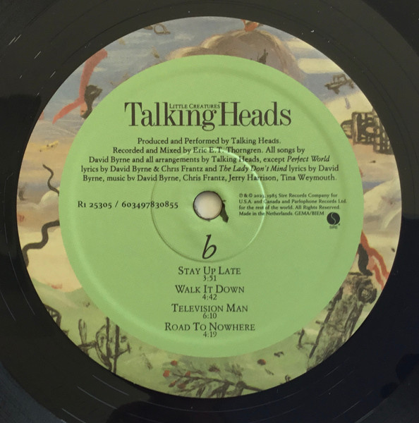 Talking Heads - Little Creatures (LP, Album, RE)