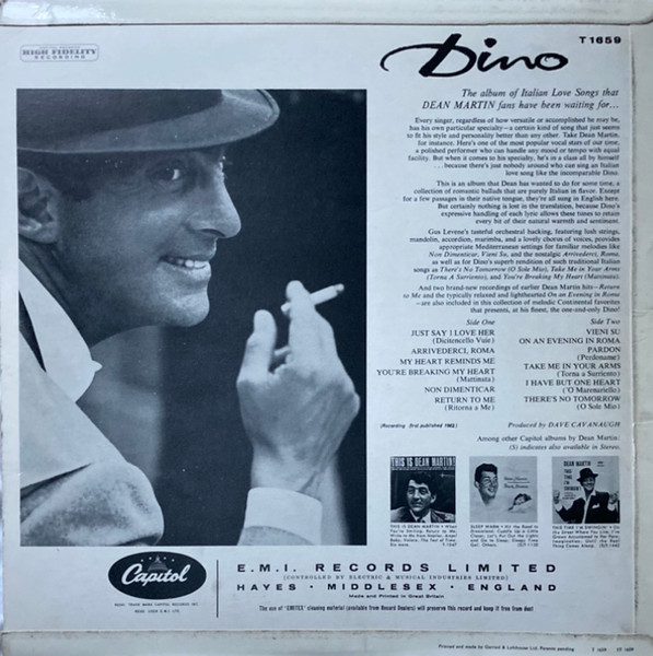 Dean Martin - Dino (LP, Mono)