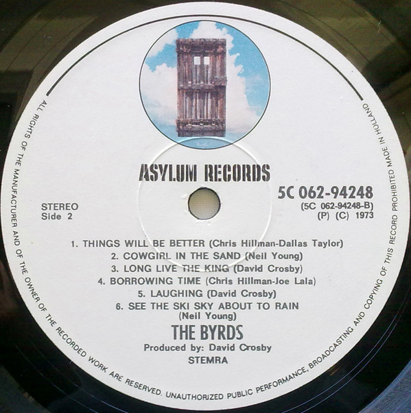 Byrds* - Byrds (LP, Album, Gat)