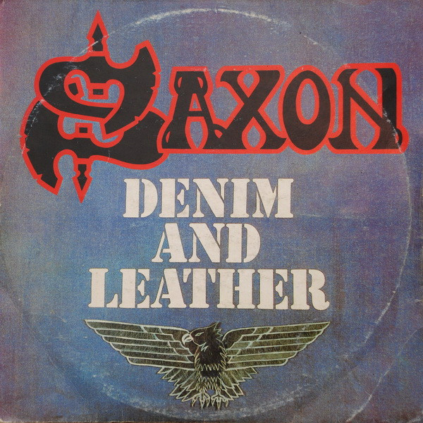 Saxon - Denim And Leather (LP, Album)