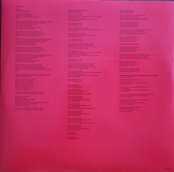 The Beatles - 1962-1966 (3xLP, Comp, Ltd, Mixed, RE, RM, Hal)