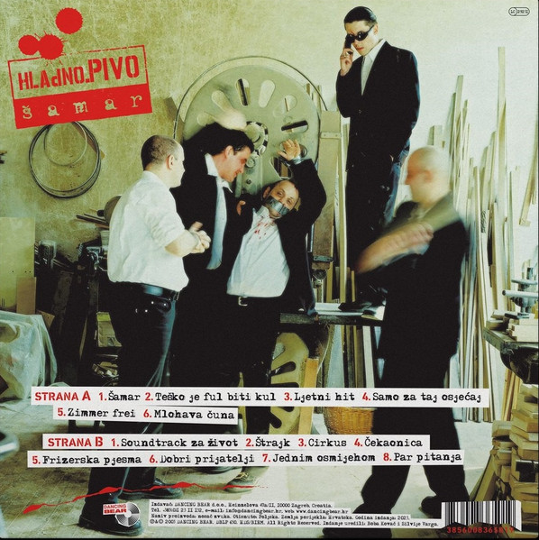Hladno Pivo - Å amar (LP, Album, RE, RM, Red)