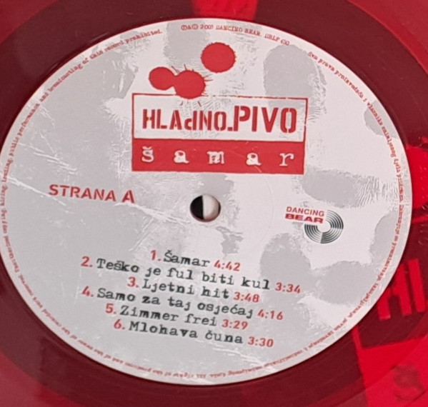 Hladno Pivo - Å amar (LP, Album, RE, RM, Red)