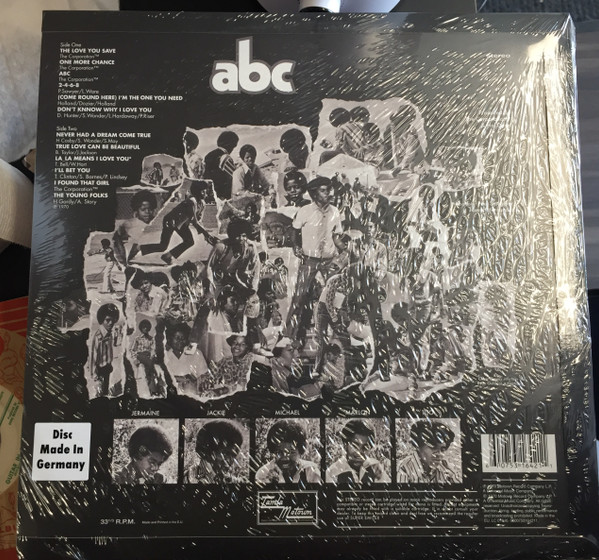 The Jackson 5 - ABC (LP, Album, RE, RM, 180)