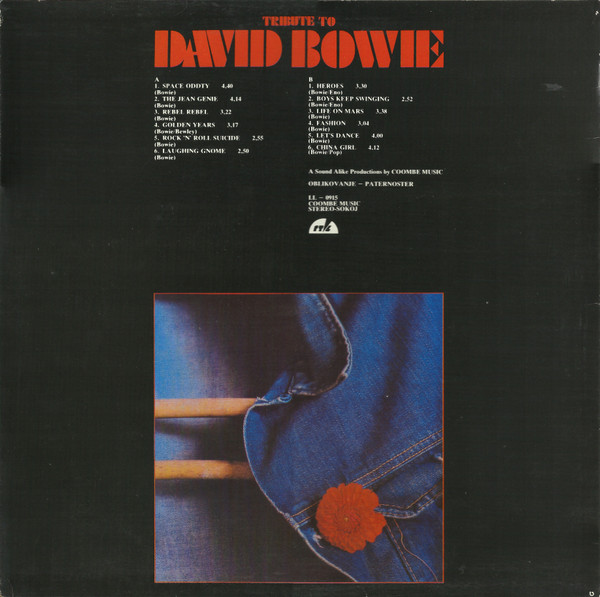 Unknown Artist - Tribute To David Bowie (LP)