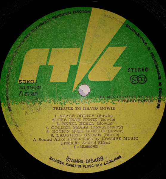 Unknown Artist - Tribute To David Bowie (LP)