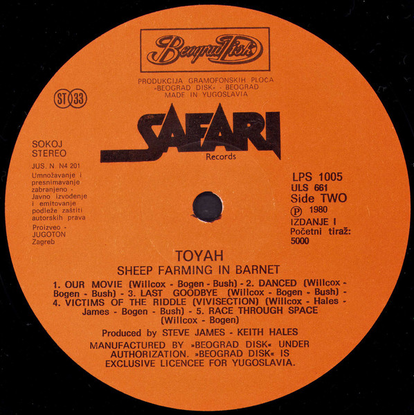 Toyah (3) - Sheep Farming In Barnet (LP, Album)