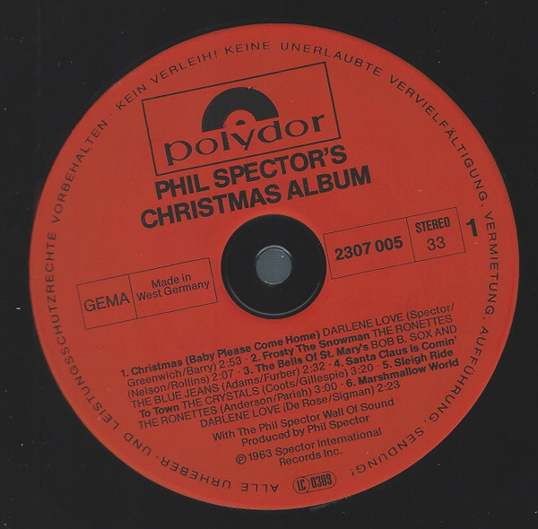 Phil Spector - Christmas Album (LP, Album, RE)