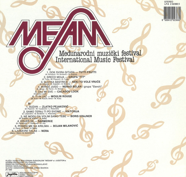 Various - Mesam 89 - PloÄa 1 (LP, Comp)