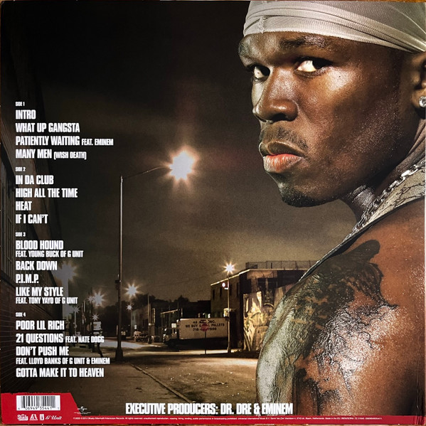 50 Cent - Get Rich Or Die Tryin' (2xLP, Album, RE)