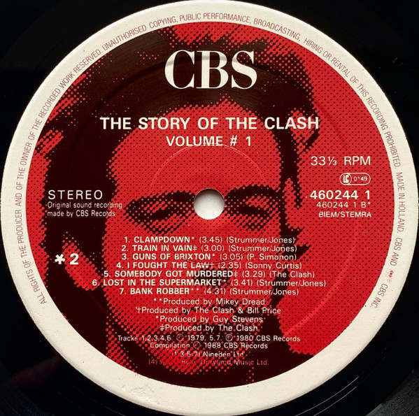 The Clash - The Story Of The Clash  (Volume 1) (2xLP, Comp)