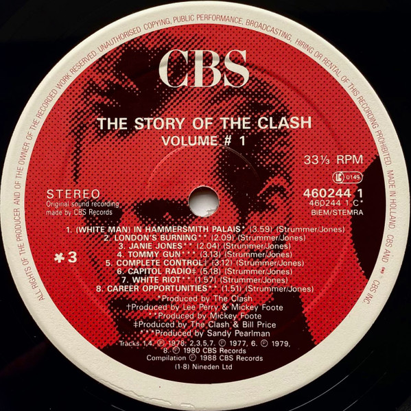The Clash - The Story Of The Clash  (Volume 1) (2xLP, Comp)