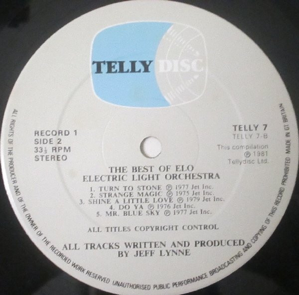 Electric Light Orchestra - The Best Of ELO (2xLP, Comp)