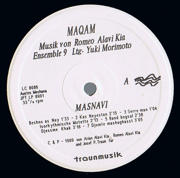 Romeo Alavi Kia - Ensemble 9 - Maqam (LP)