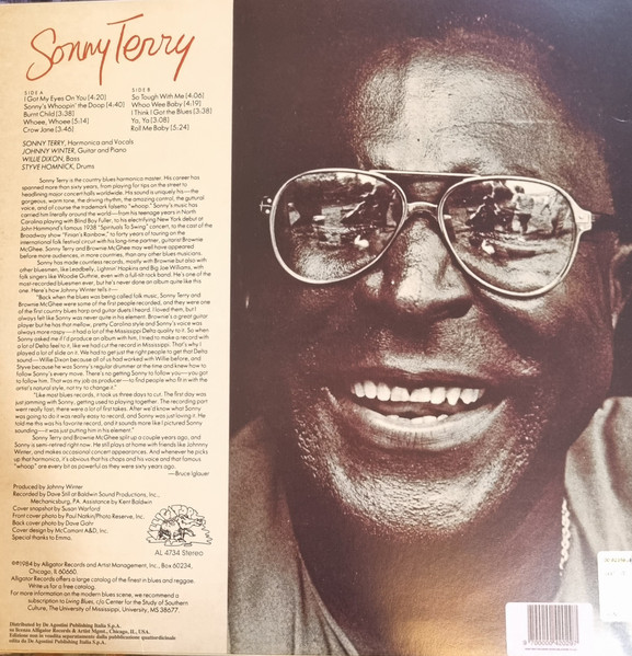 Sonny Terry - Whoopin' (LP, Album, RE, 180)