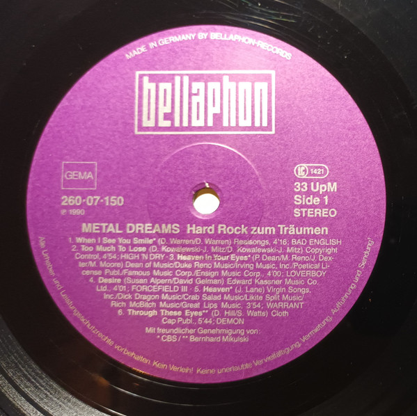 Various - Metal Dreams (LP, Comp)