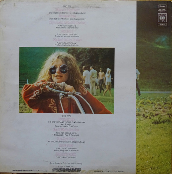 Janis Joplin - Janis Joplin's Greatest Hits (LP, Comp, Ora)