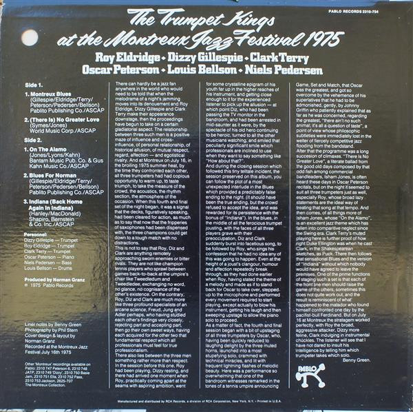 The Trumpet Kings - At The Montreux Jazz Festival 1975 (LP, Album)