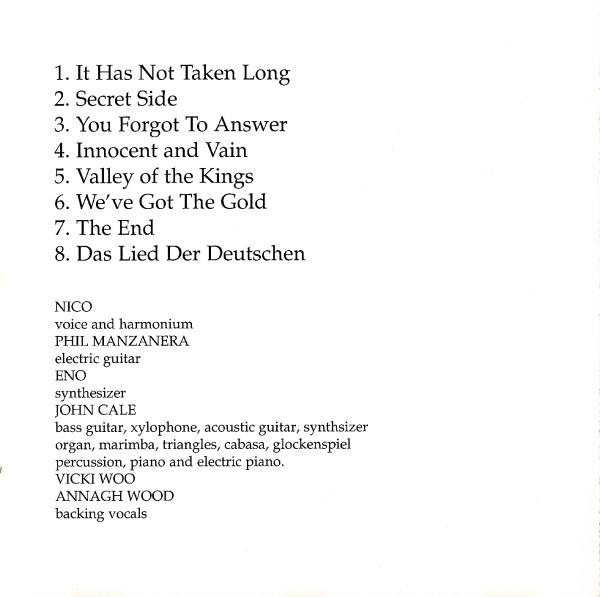 Nico (3) - The End... (CD, Album, RE)