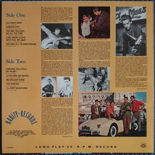 Pim Maas - The Dutch Elvis (LP, Comp)