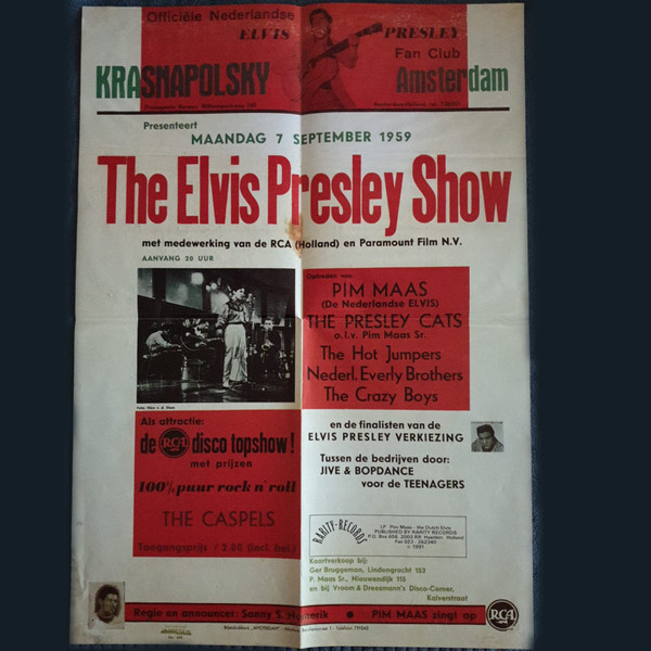 Pim Maas - The Dutch Elvis (LP, Comp)