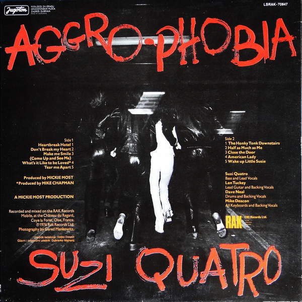 Suzi Quatro - Aggro-Phobia (LP, Album)