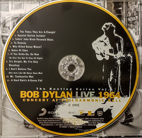 Bob Dylan - Live 1964 (Concert At Philharmonic Hall) (2xCD, RE)