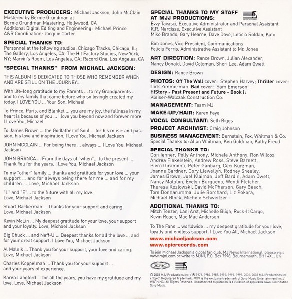 Michael Jackson - Number Ones (CD, Album, Comp, Thr)