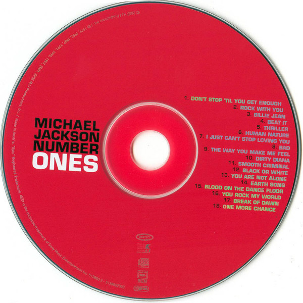 Michael Jackson - Number Ones (CD, Album, Comp, Thr)