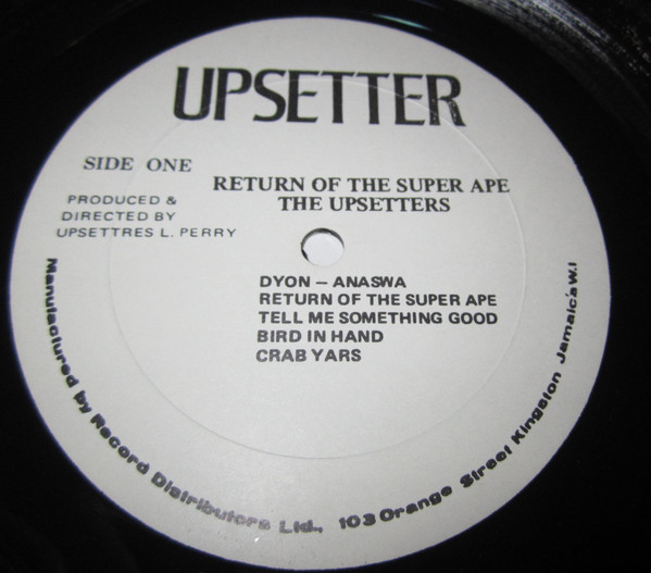 The Upsetters - Return Of The Super Ape (LP, Album, RE)