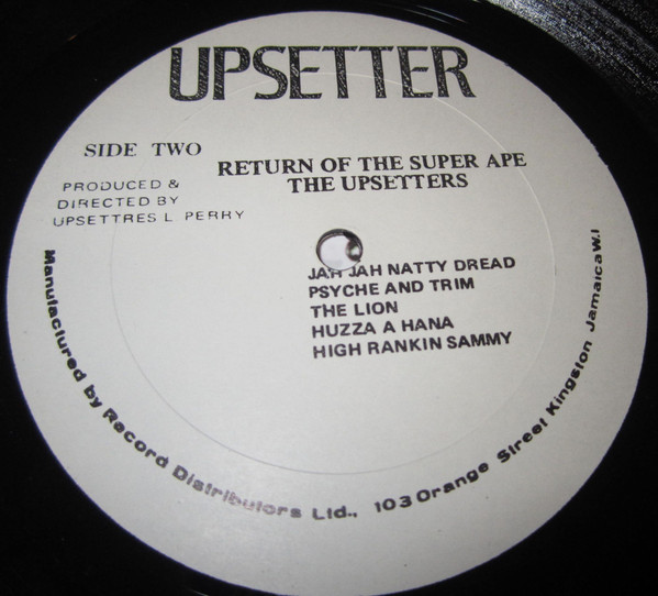 The Upsetters - Return Of The Super Ape (LP, Album, RE)