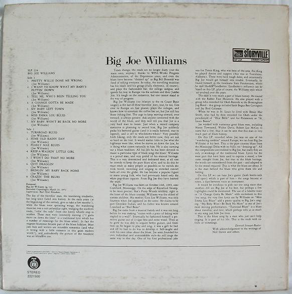 Big Joe Williams - Big Joe Williams (LP, Album, RE)