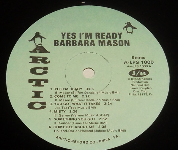 Barbara Mason - Yes, I'm Ready (LP, Album)