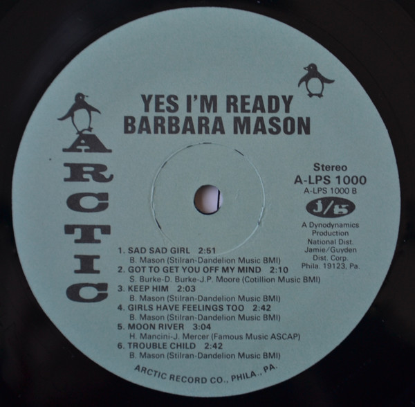 Barbara Mason - Yes, I'm Ready (LP, Album)