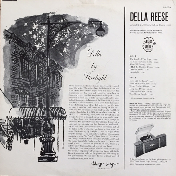 Della Reese - Della By Starlight (LP, Album)