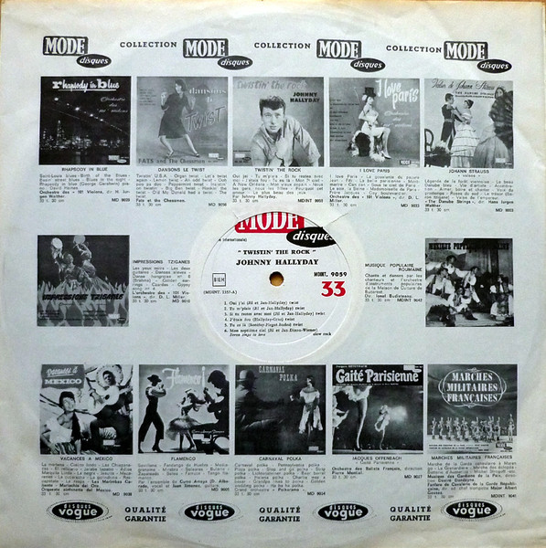 Johnny Hallyday - Twistin' The Rock (LP, Comp)