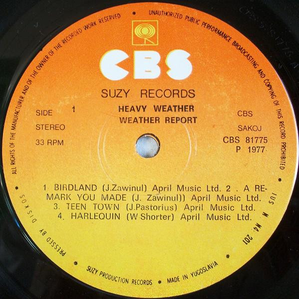 Weather Report - Heavy Weather (LP, Album)