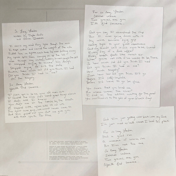 Taylor Swift - The Tortured Poets Department (2xLP, Album, Whi)