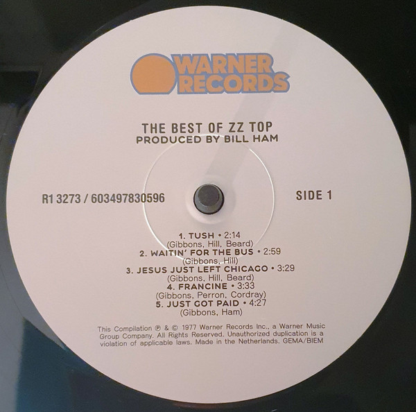 ZZ Top - The Best Of ZZ Top (LP, Comp, RE)