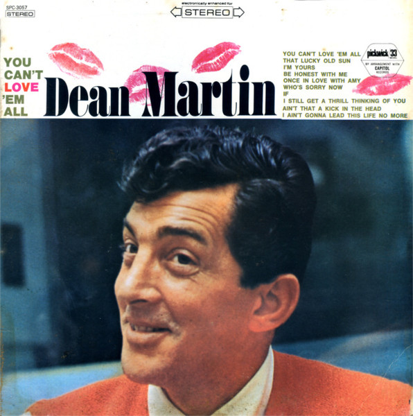 Dean Martin - You Can't Love 'Em All (LP, Comp)