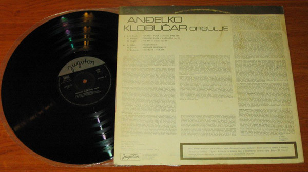 Anđelko Klobučar - Orgulje (LP, Album)