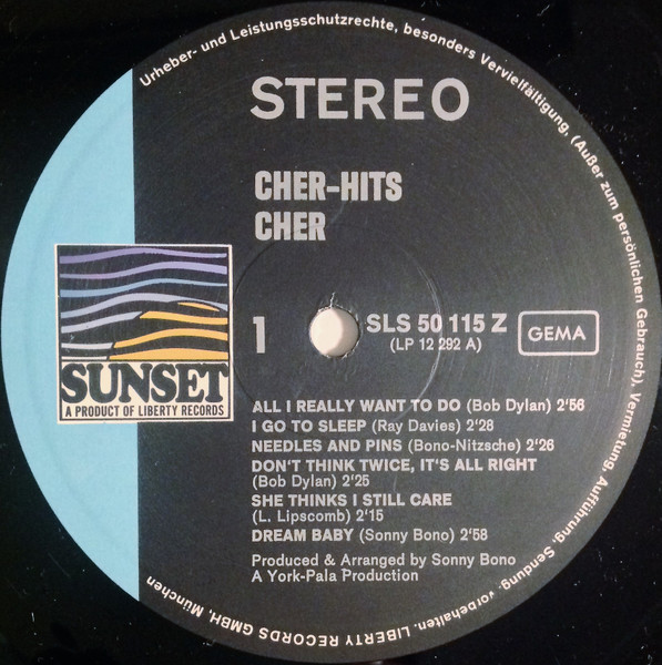 Chér* - Chér Hits (LP, Album, RE)