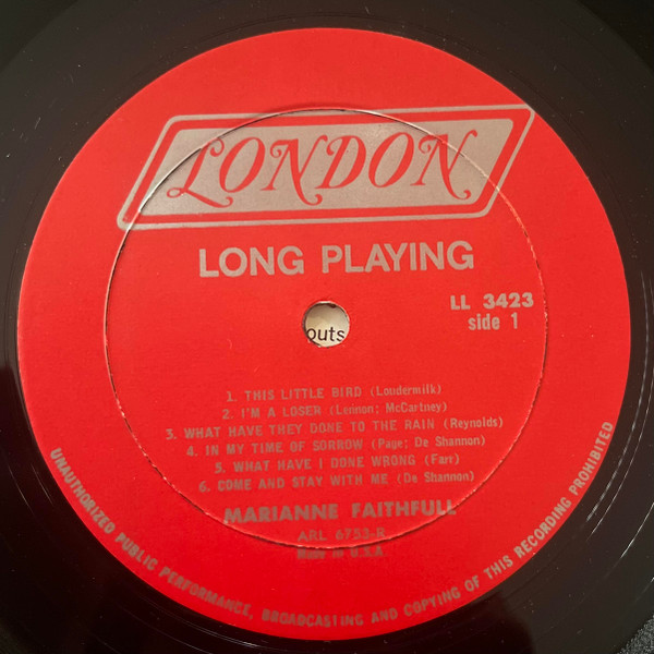 Marianne Faithfull - Marianne Faithfull (LP, Mono)