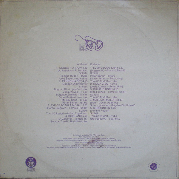 RTV Novi Sad Big Band* - RTV Novi Sad Big Band (LP, Album)