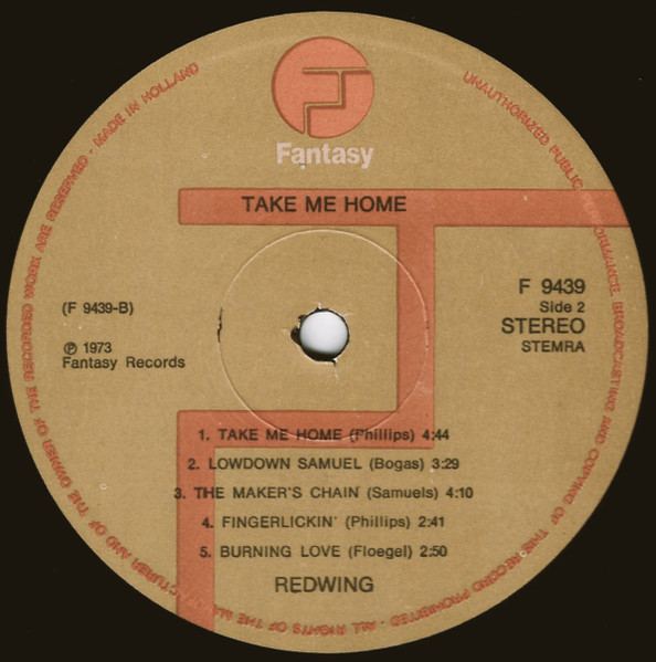 Redwing (2) - Take Me Home (LP, Album)